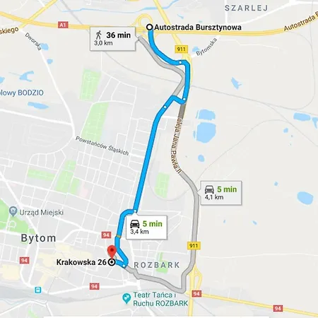 Trzy Sowy Noclegi Bytom 24H Meldunek Samodzielny Wygodnelokumpl