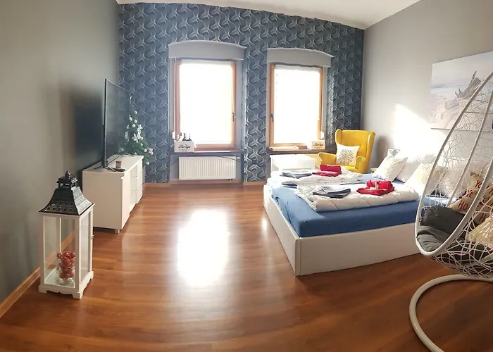 Trzy Sowy Noclegi Bytom 24H Meldunek Samodzielny Wygodnelokumpl דירה